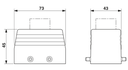 Caja p-electron; Carcasa aerea p-brid tran 45