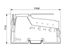 Inline, Módulo de entrada analógica,  Entradas analógicas: 2, 0 V ... 10 V, -10 V ... 10 V, 0 mA ... 20 mA, 4 mA ... 20 mA, -20 mA ... 20 mA, técnica de conexión: 2 conductores, velocidad de transmisión en el bus local: 500 kBit/s, índice de protection: I