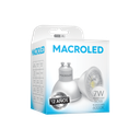 DICRO MACROLED ECO 7W AC100-240V FRIO 6000K SPD1500V 38º