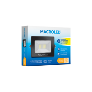 REFLECTOR LED MACROLED 20W AC220V CALIDO 3000K