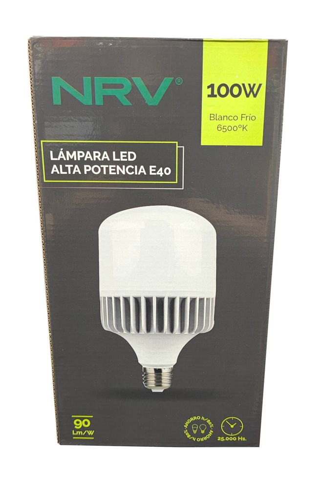 Lampara LED Alta Potencia 100W - LUZ FRÍA 6500K