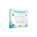 PANEL FLAT CUADRADO MACROLED 12W AC85-265V FRIO 6000K