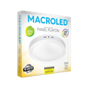 PANEL PLAFON CIRCULAR MACROLED 18W AC85-265V CALIDO 3000K