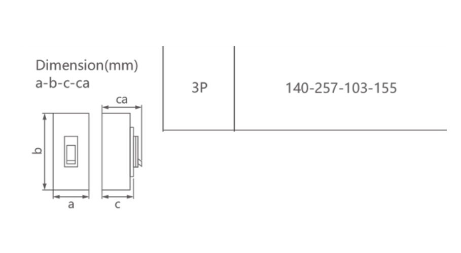 INTERRUPTOR AUTOMATICO CAJA MOLDEADA T400 3X400A 50KA RELE TERMOMAGNETICO AJUSTABLE