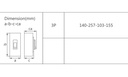 INTERRUPTOR AUTOMATICO CAJA MOLDEADA T630 3X630A 50KA RELE TERMOMAGNETICO AJUSTABLE