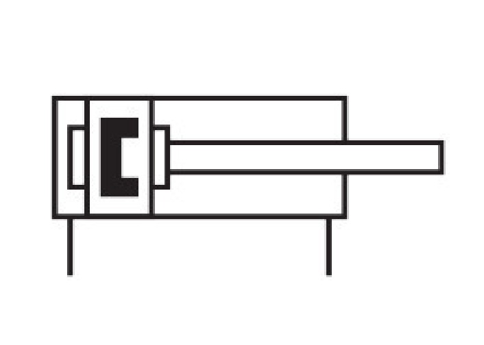 Cilindro compacto - ADVU-25-5-A-P-A