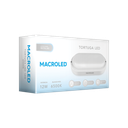 TORTUGA MACROLED OVAL MARCO BLANCO 12W - IP54 - AC100-265V - FP:0,9 - 1080 lm - BLANCO FRIO