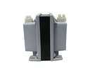 TRANSFORMADOR PARA USO INDUSTRIAL (TABLEROS, COMANDOS, CONTACTORES) ENTRADA 220V. / SALIDA 24V. 50Hz. CORRIENTE ALTERNA - 150W. Con tapas y bornes