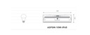 Aplique solar 10w c/ sensor de movimiento IP65 Macroled frio