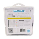 TIRA 2835 MACROLED BCO CALIDO IP45 - DC12V - 12W - 60 LED X 5MTS