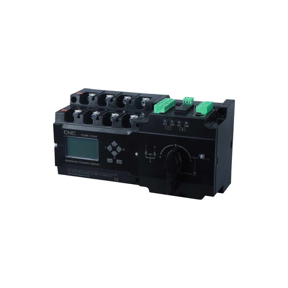 Conmutadora Motorizada 4P 125A con Lógica de Transferencia (ATS), Display + COM MODBUS