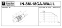 Sensor inductivo IN-8M-18CA-WA/JL