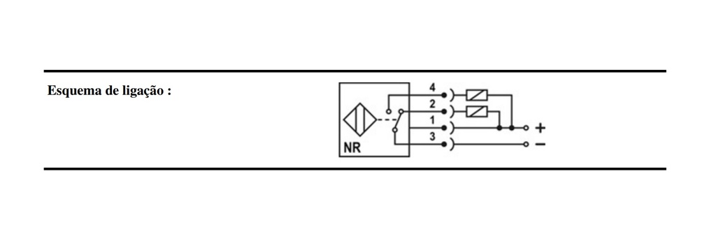 Sensor inductivo NPN Diam.12 Distancia 4mm 10-30VDC c/conector
