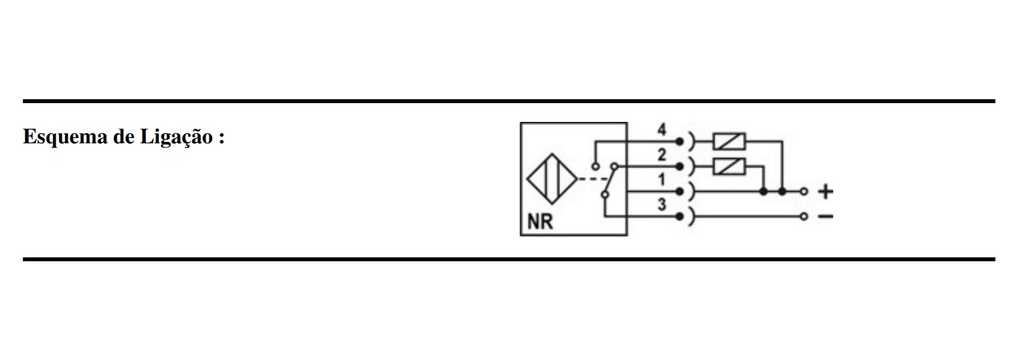 Sensor inductivo NPN Diam.18 Distancia 8mm 10-30VDC c/conector