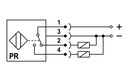 Sensor optico PNP Diam.18 Distancia 40M. 10-30VDC c/conector