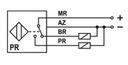 Sensor inductivo PNP Diam.18 Distancia 8mm 10-30VDC c/cable