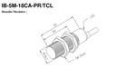 Sensor inductivo PNP Diam.18 Distancia 5mm 10-30VDC c/cable