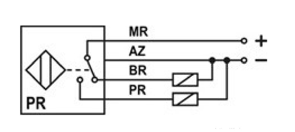 Sensor inductivo PNP Diam.12 Distancia 2mm 10-30VDC c/cable