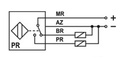 Sensor inductivo PNP Diam.12 Distancia 2mm 10-30VDC c/cable