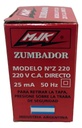 ZUMBADOR CONICO 220 VOLTS CA SALIDA DIRECTA
