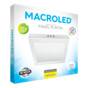 PANEL PLAFON CUADRADO MACROLED 24W AC85-265V FRIO 6000K