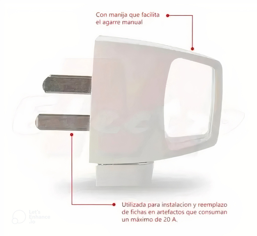 Ficha toma modular Color: Blanco