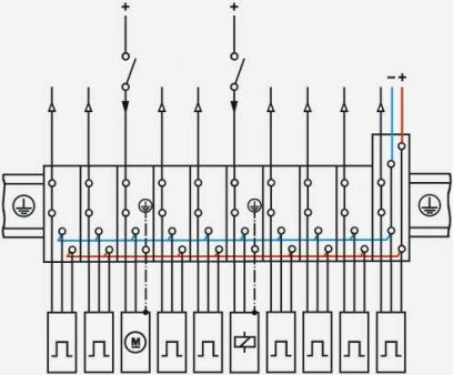 Borne p-actuad-detect a pres 2,5mm2 3p DOK-2D