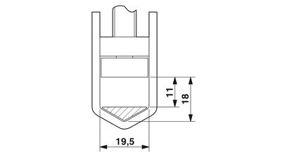 Borne de corriente, tensión nominal: 1000 V, corriente nominal: 309 A, tipo de conexión: Conexión por tornillo, número de conexiones: 2, sección:35 mm² - 150 mm²,  AWG: 2 - 300 kcmil, anchura: 31 mm, altura: 107,3 mm, color: gris, clase de montaje: NS 35/