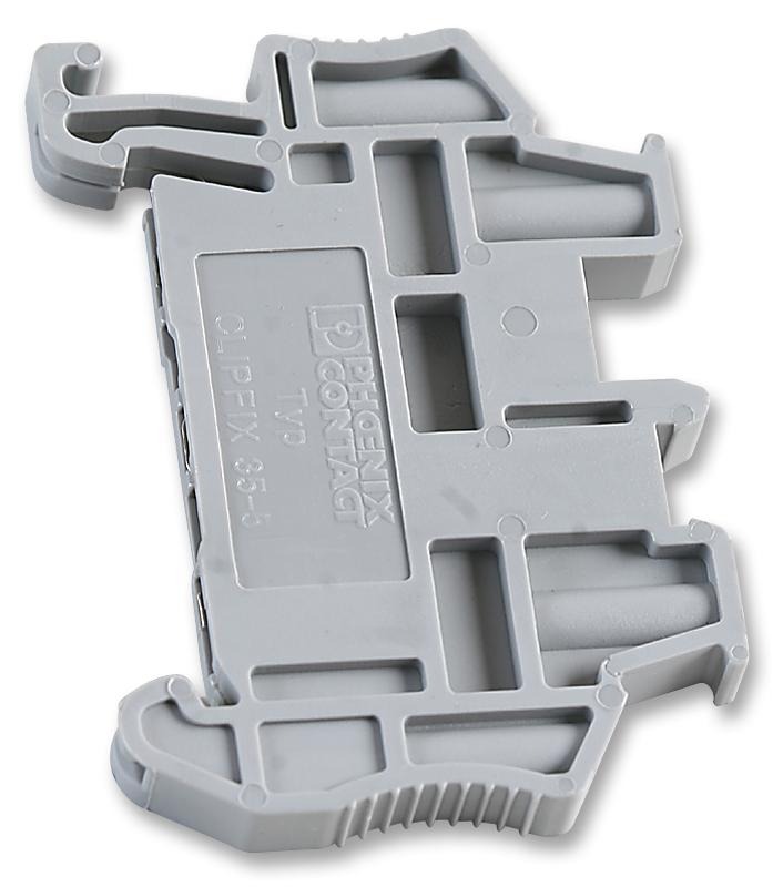 Soporte final de montaje rápido, para carril simétrico NS 35/7,5 o carril simétrico NS 35/15, con posibilidad de marcado, con posibilidad de aparcamiento para FBS...5, FBS...6, KSS 5, KSS 6, ancho: 5,15 mm, color: gris