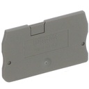 Tapa final, longitud: 48,6 mm, anchura: 2,2 mm, altura: 29,1 mm, color: gris