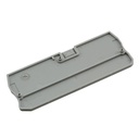 Tapa final, longitud: 72,2 mm, anchura: 2,2 mm, altura: 29,1 mm, color: gris