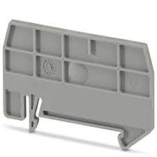 Placa separadora, longitud: 59,8 mm, anchura: 2 mm, altura: 39 mm, color: gris
