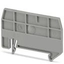 Placa separadora, longitud: 59,8 mm, anchura: 2 mm, altura: 39 mm, color: gris