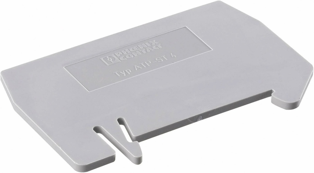 Placa separadora, longitud: 59,8 mm, anchura: 2 mm, altura: 39 mm, color: gris