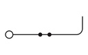 Borne de paso, tensión nominal: 500 V, corriente nominal: 24 A, tipo de conexión: Conexión por resorte / conexión enchufable, número de conexiones: 2, sección:0,08 mm² - 4 mm²,  AWG: 28 - 12, anchura: 5,2 mm, color: gris, clase de montaje: NS 35/7,5, NS 3
