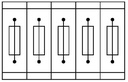 Borne de carril para fusible, tipo de fusible: Vidrio/cerámica/..., tipo de conexión: Conexión por tornillo, sección: 0,14 mm²- 6 mm², AWG: 26 - 10, corriente nominal: 6,3 A, tensión nominal: 500 V, anchura: 6,2 mm, tipo de fusible: G/5 x 20, clase de mon