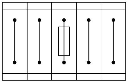 Borne de carril para fusible, tipo de fusible: Vidrio/cerámica/..., tipo de conexión: Conexión por tornillo, sección: 0,14 mm²- 6 mm², AWG: 26 - 10, corriente nominal: 6,3 A, tensión nominal: 500 V, anchura: 6,2 mm, tipo de fusible: G/5 x 20, clase de mon