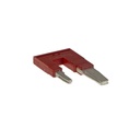 Puente reductor, paso: 10,2 mm, longitud: 29,3 mm, anchura: 15,1 mm, número de polos: 2, color: rojo