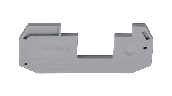 Tabique distanciador, longitud: 69,9 mm, anchura: 2,6 mm, altura: 33 mm, color: gris