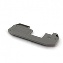 Tabique distanciador, longitud: 69,9 mm, anchura: 2,6 mm, altura: 33 mm, color: gris