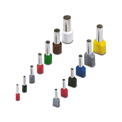 Puntera, longitud del manguito: 12 mm, longitud: 12 mm, color: plateado