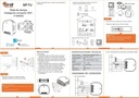 Relay de tiempo inteligente compacto Wi-Fi 1 Salida