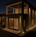 ARTEFACTO DE APLICAR EXTERIOR CUADRADO, COLOR BLANCO, UNIDIRECCIONAL, IP65, AC100-240V, 3W 100LM, RA>80, BLANCO CALIDO