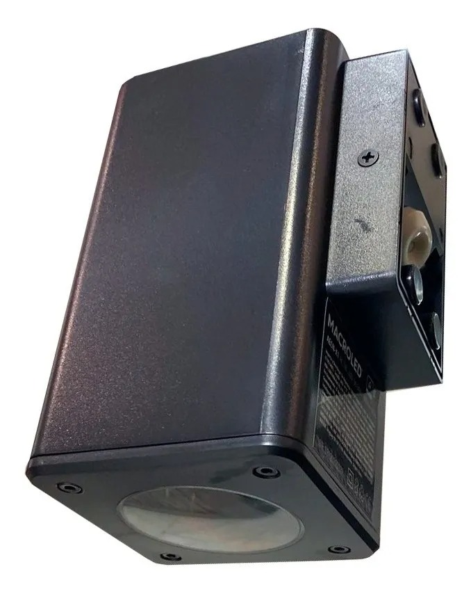 ARTEFACTO DE APLICAR EXTERIOR CUADRADO, COLOR NEGRO, UNIDIRECCIONAL, IP54, AC100240V, GU10, 9W MAX