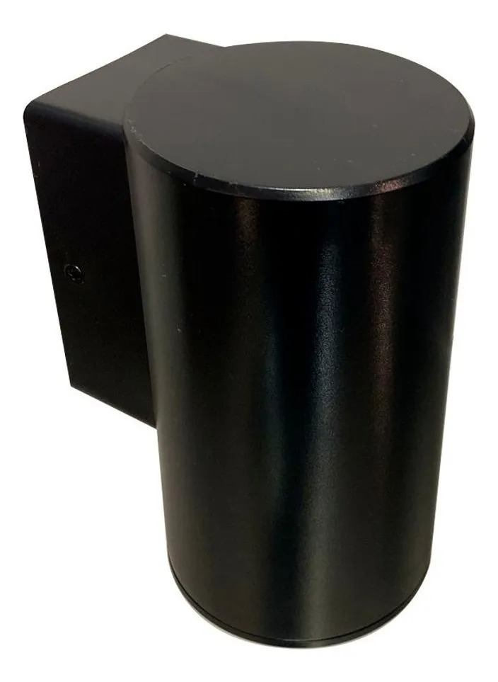 ARTEFACTO DE APLICAR EXTERIOR REDONDO, COLOR NEGRO, UNIDIRECCIONAL, IP54, AC100240V, GU10, 9W MAX