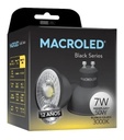 DICRO MACROLED ECO NEGRA 7W AC100-240V CALIDO 3000K SPD1500V 38º