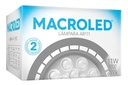 AR111 MACROLED ECO GRIS 11W GU10 AC100-240V FRIO 6000K 25º