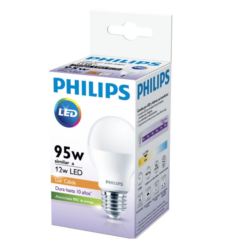 PHILIPS ESS LED BULB 12-95W E27 3000K 220V