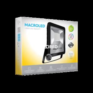 REFLECTOR LED MACROLED 50W AC100-240V CALIDO 3000K IK08