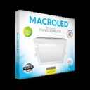 PANEL FLAT CUADRADO MACROLED 24W AC85-265V FRIO 6000K